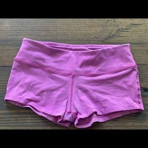 Pink Lululemon shorts